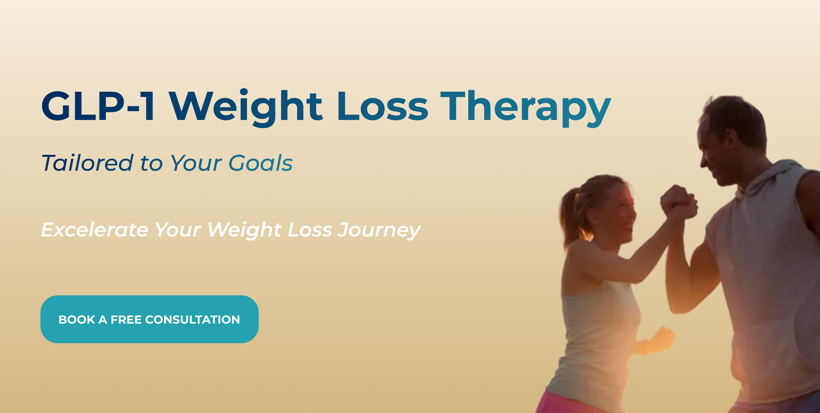 Patient beginning their first month of GLP-1 weight loss therapy