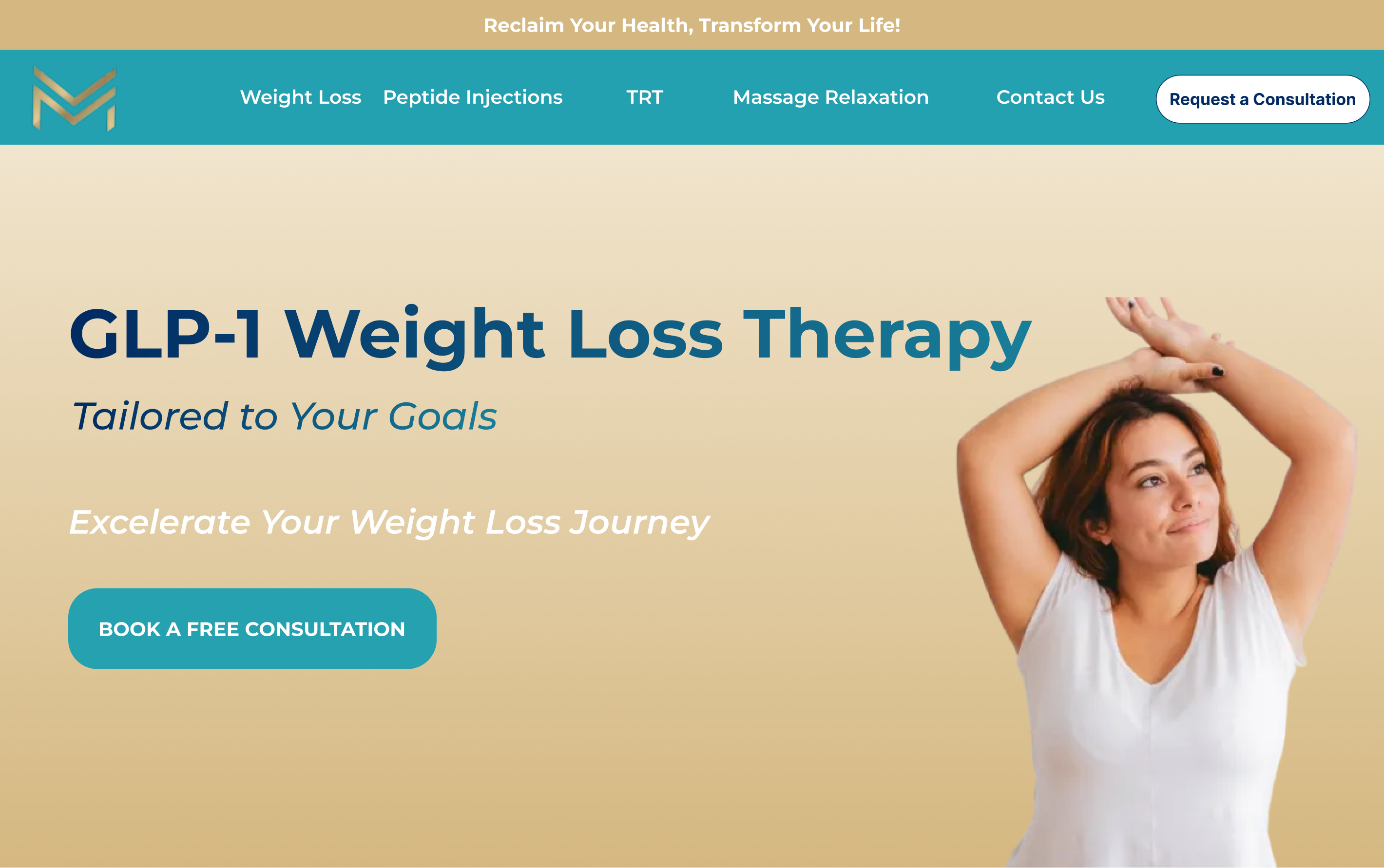 Woman consulting with doctor about semaglutide GLP-1 weight loss therapy