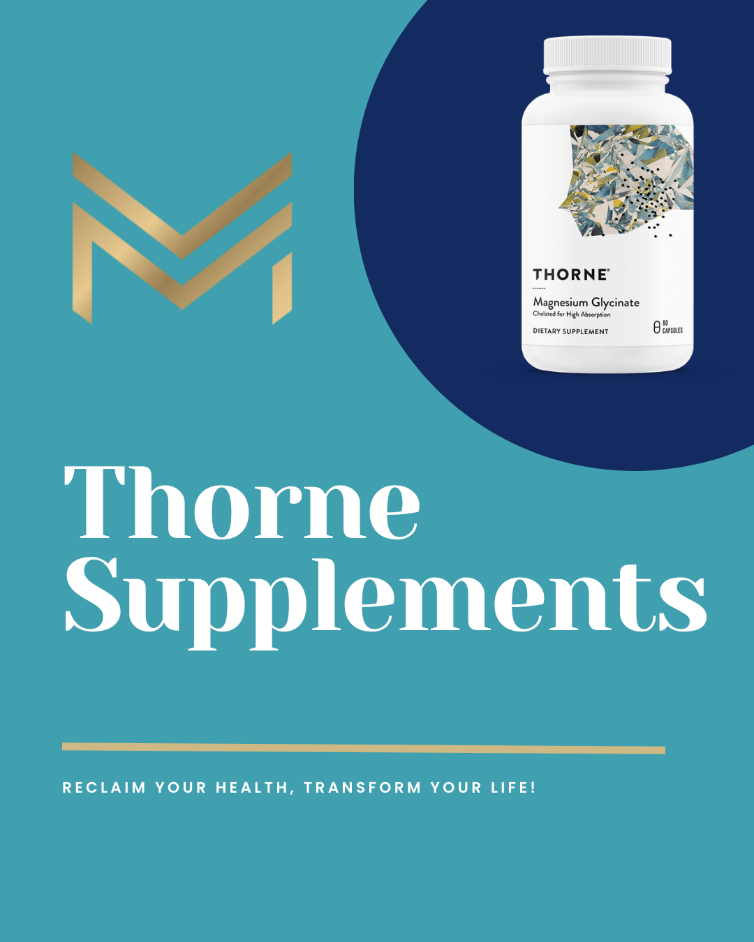 Monaco Health and Thorne Supplements partnership - Reclaim your health, transform your life